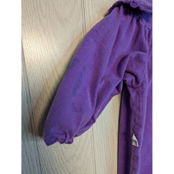 Vintage Kids cotton Purple Smocked Bubble Romper one piece Girls 24 Months - Picture 3 of 11
